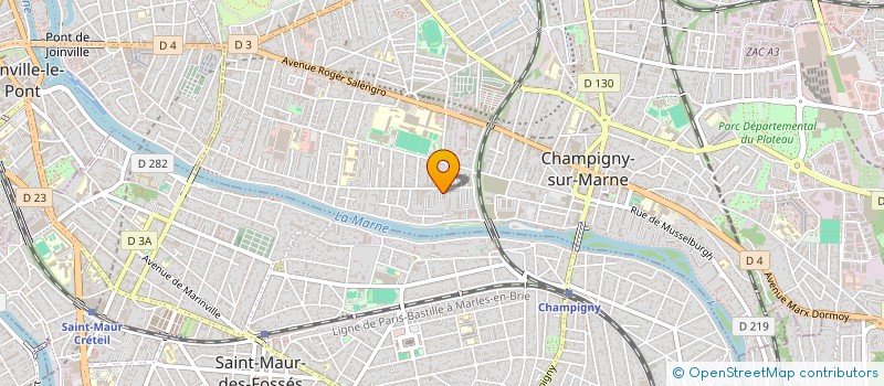 localisation de l'entreprise MONSIEUR NY ANDO RANDRIANATSIMBAZAFY à CHAMPIGNY-SUR-MARNE