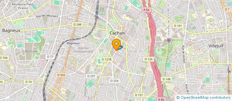 localisation de l'entreprise MONSIEUR NY HARY RAKOTOVAHINY à CACHAN