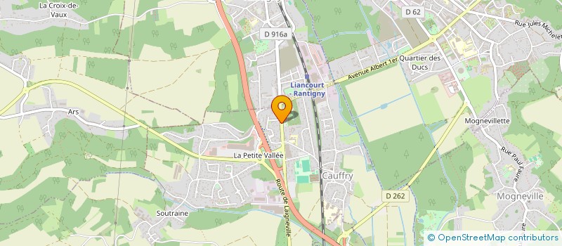 localisation de l'entreprise MONSIEUR NYAHMA LOKHONDA  CAUFFRY