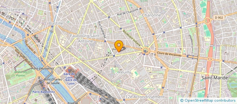 localisation de l'entreprise MONSIEUR NYAMSI NYAME  PARIS