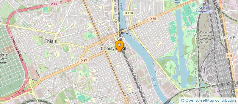 localisation de l'entreprise MONSIEUR NYDAL MSADEK  CHOISY-LE-ROI