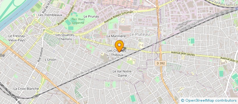 localisation de l'entreprise MONSIEUR NYIMA AGUTSANG  SARTROUVILLE