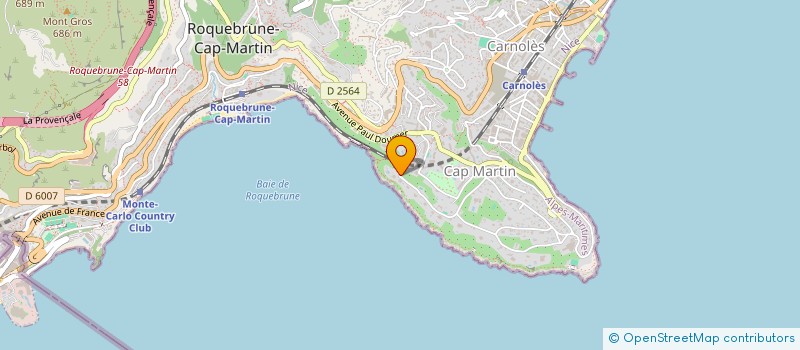 localisation de l'entreprise MONSIEUR NYIWA MOBUTU à ROQUEBRUNE-CAP-MARTIN