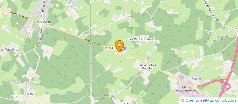 localisation de l'entreprise MONSIEUR NYLS FABULET  CHANGE