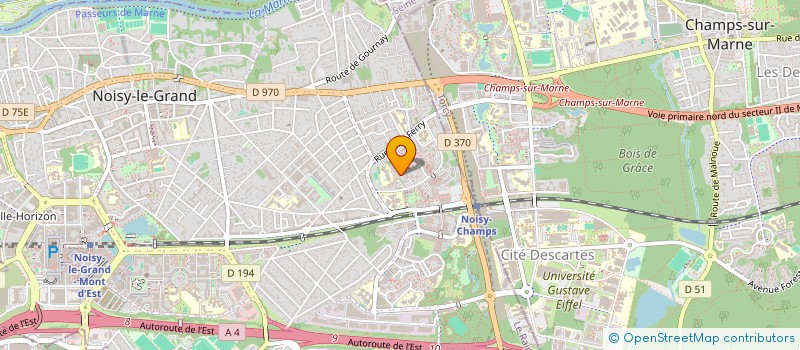 localisation de l'entreprise MONSIEUR NYLSON CABRAL MARTINS  NOISY-LE-GRAND