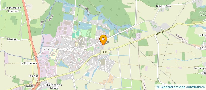 localisation de l'entreprise MONSIEUR NYLVANN LUCAS  CREVIN