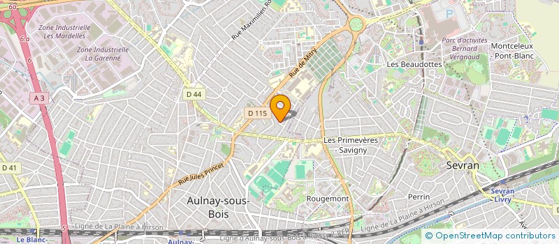 localisation de l'entreprise MONSIEUR NZALE FRANCISCO à AULNAY-SOUS-BOIS