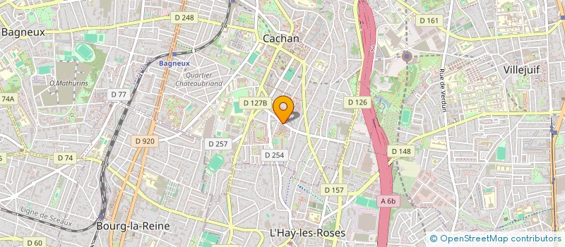 localisation de l'entreprise MONSIEUR NZANZA MATA  CACHAN