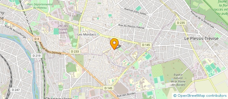 localisation de l'entreprise MONSIEUR NZAU MAKANDA à CHAMPIGNY-SUR-MARNE