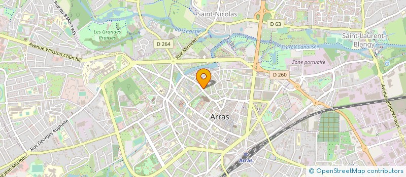 localisation de l'entreprise MONSIEUR NZEZA BABU à ARRAS