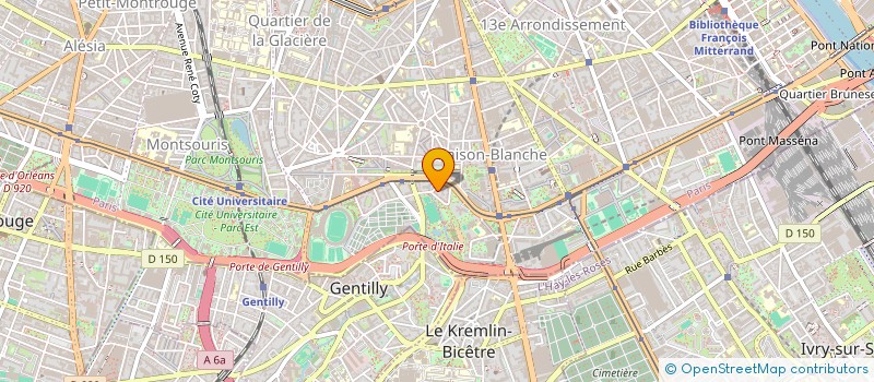 localisation de l'entreprise MONSIEUR NZIAKOU BIYAKOUDI  PARIS 13