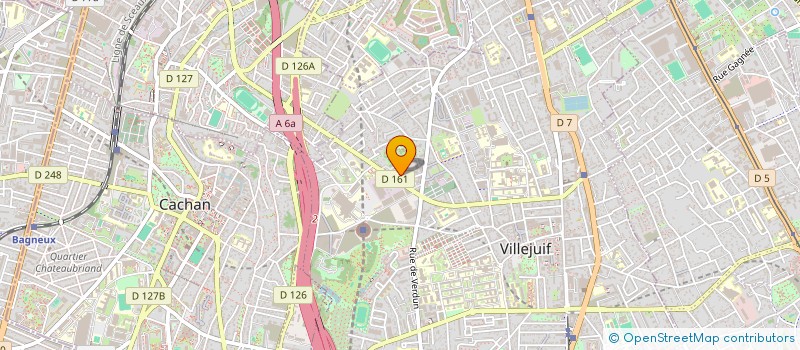 localisation de l'entreprise MONSIEUR NZOLA LUYEYE  VILLEJUIF