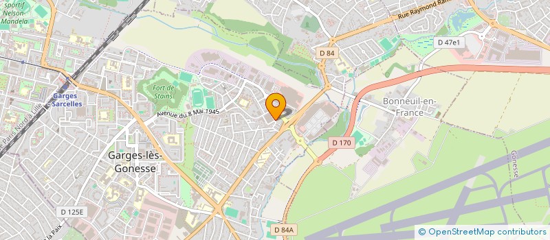 localisation de l'entreprise MONSIEUR NZUZI MAMONA  GARGES-LES-GONESSE