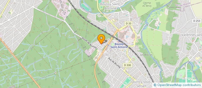 localisation de l'entreprise MONSIEUR NZUZI MATUAWANA LENGO  BOUSSY-SAINT-ANTOINE