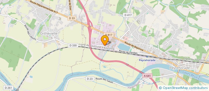 localisation de l'entreprise MONSIEUR O'BRIAN BRUCH-GIMENEZ  PEYREHORADE