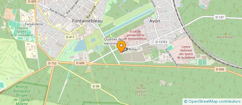 localisation de l'entreprise MONSIEUR O'NEIL ELEIH-ELLE à FONTAINEBLEAU