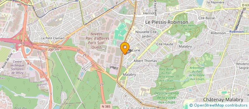 localisation de l'entreprise MONSIEUR OALID CHAOUKI à LE PLESSIS-ROBINSON