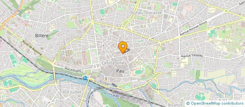 localisation de l'entreprise MONSIEUR OAN ANGLADE PIGERON à PAU