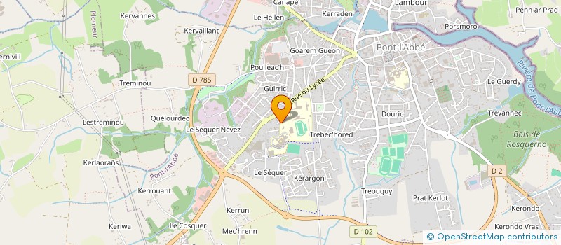 localisation de l'entreprise MONSIEUR OAN BENOUWT à PONT-L'ABBE