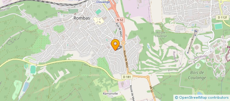 localisation de l'entreprise MONSIEUR OBAFEMI EZOUN  ROMBAS