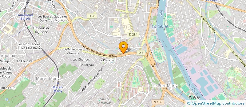 localisation de l'entreprise MONSIEUR OBAIDULLAH ABDULRAHIMZAI  LE PECQ