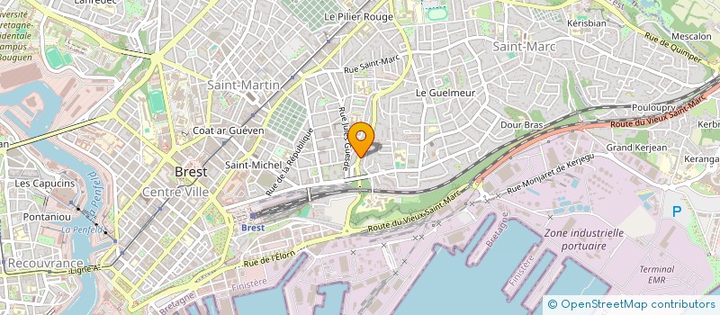 localisation de l'entreprise MONSIEUR OBAIDULLAH HAIDARI à BREST