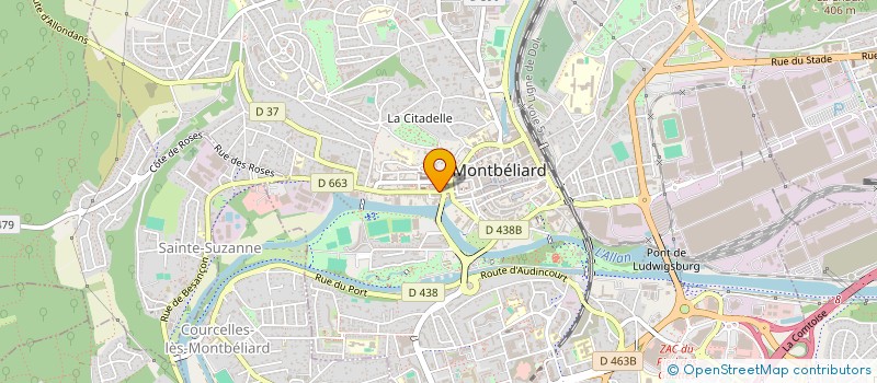 localisation de l'entreprise MONSIEUR OBAIDULLAH HUSSAIN KHAIL  MONTBELIARD