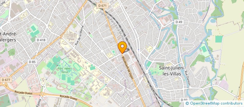 localisation de l'entreprise MONSIEUR OBAIDULLAH KHAN  SAINT-JULIEN-LES-VILLAS