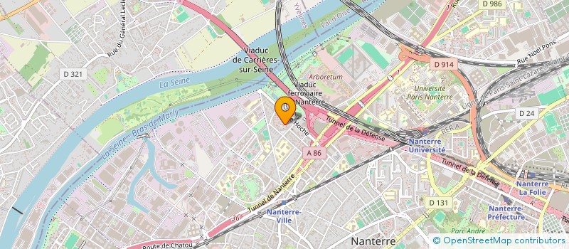 localisation de l'entreprise MONSIEUR OBAIDULLAH NOORI  NANTERRE