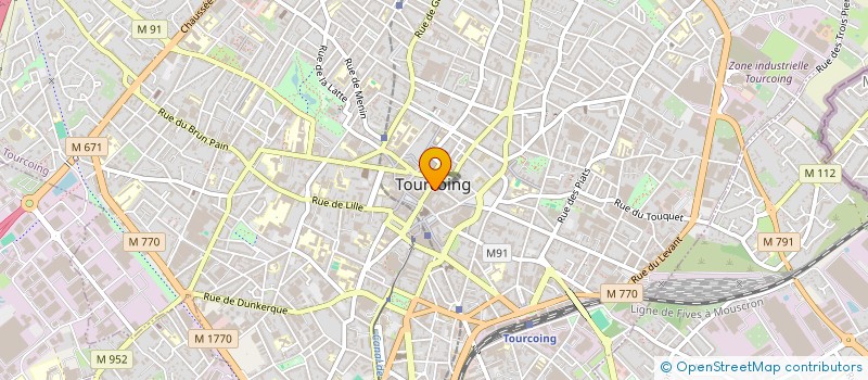 localisation de l'entreprise MONSIEUR OBAIDULLAH WARISZAI  TOURCOING