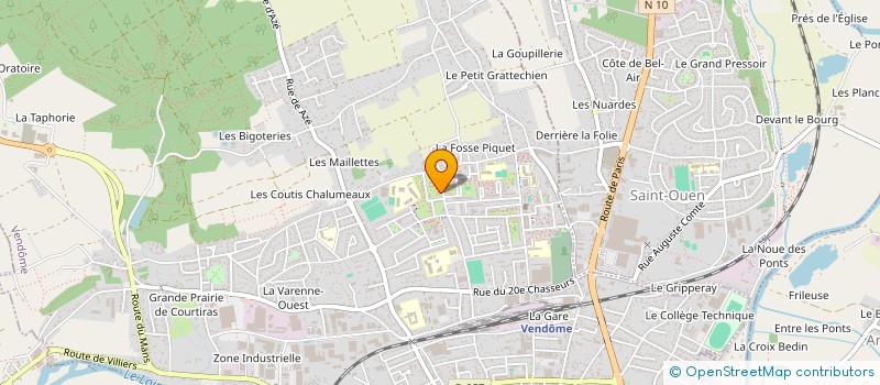 localisation de l'entreprise MONSIEUR OBAIDULLAH ZAMIRI  VENDOME