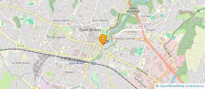 localisation de l'entreprise MONSIEUR OBE KADIMA à SAINT-BRIEUC
