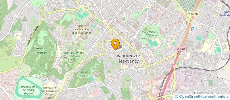 localisation de l'entreprise MONSIEUR OBED JEDIDJA KHOTE  VANDUVRE-LES-NANCY