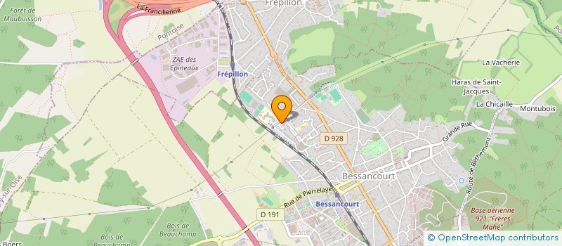 localisation de l'entreprise MONSIEUR OBED NSITU  BESSANCOURT