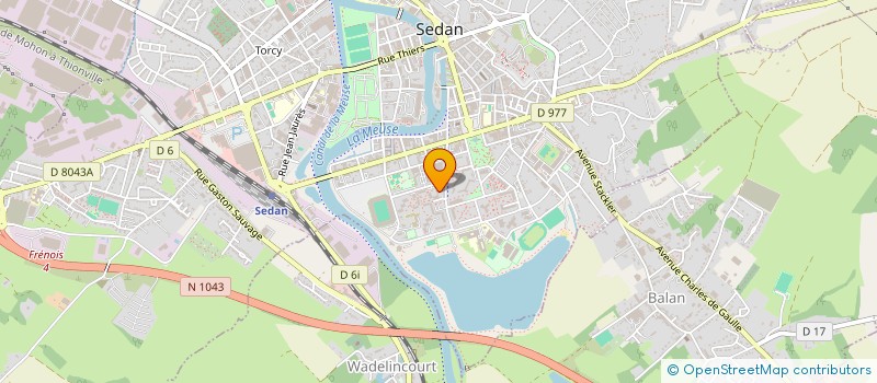 localisation de l'entreprise MONSIEUR OBIDELLAH BOUCIADI à SEDAN