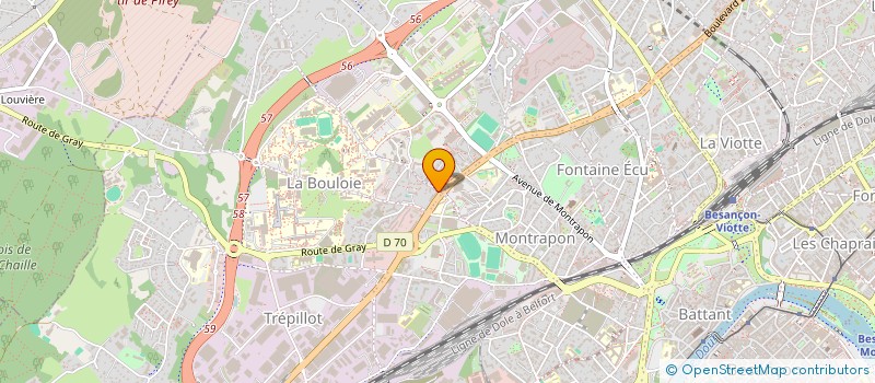 localisation de l'entreprise MONSIEUR OBINNA ORJI  BESANCON