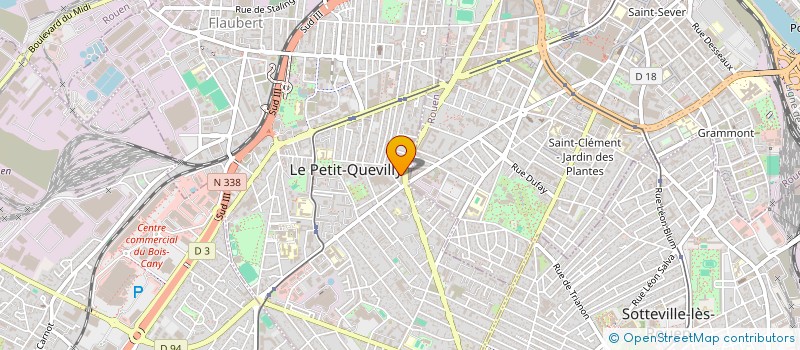 localisation de l'entreprise MONSIEUR OBITE GBALIE  LE PETIT-QUEVILLY