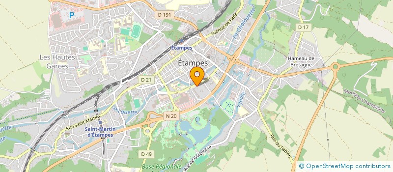 localisation de l'entreprise MONSIEUR OBRIAN CAPRICE  ETAMPES