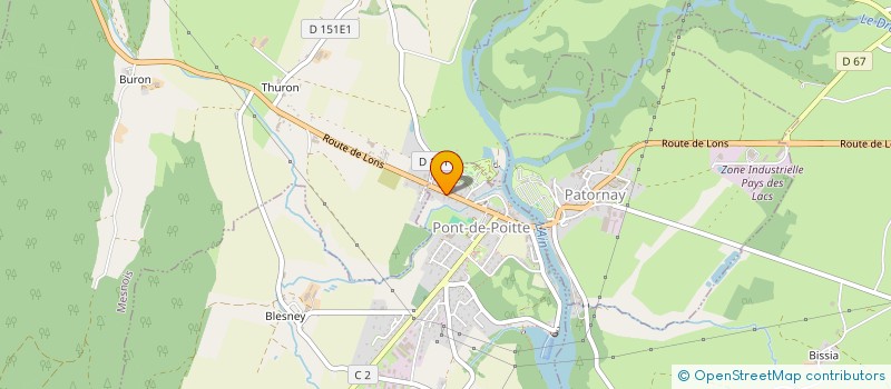 localisation de l'entreprise MONSIEUR OCAL AKTURK  PONT-DE-POITTE