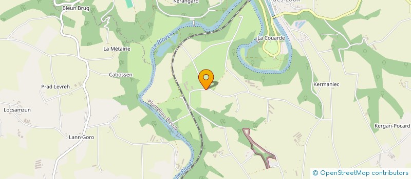 localisation de l'entreprise MONSIEUR OCEAN CARPENTIER  PLUMELIAU-BIEUZY