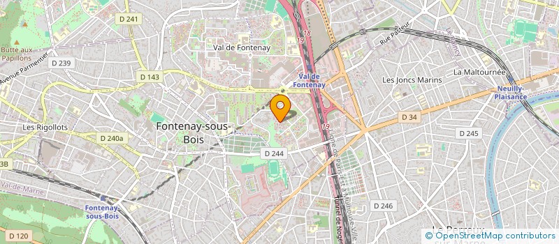localisation de l'entreprise MONSIEUR OCTAVE ANTIBE à FONTENAY-SOUS-BOIS