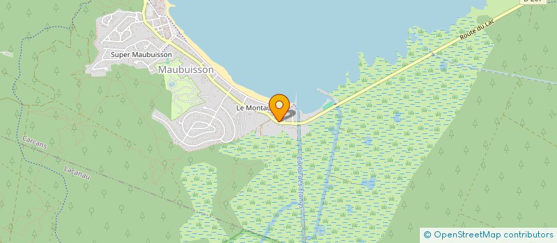 localisation de l'entreprise MONSIEUR OCTAVE CUISINIER-RAYNAL  CARCANS