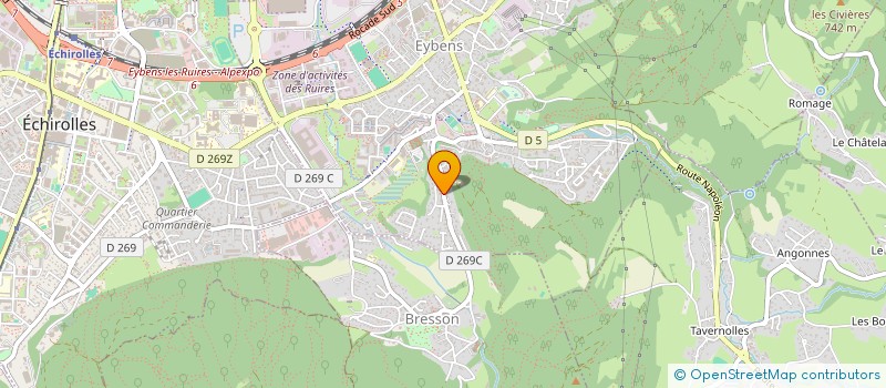 localisation de l'entreprise MONSIEUR OCTAVE DEMARTY  EYBENS