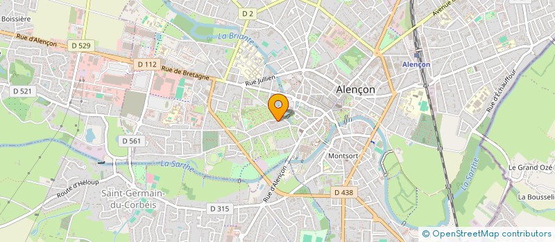 localisation de l'entreprise MONSIEUR OCTAVE LE BRUN à ALENCON