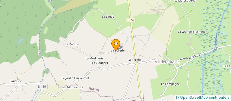 localisation de l'entreprise MONSIEUR OCTAVE LEDANOIS  PICAUVILLE