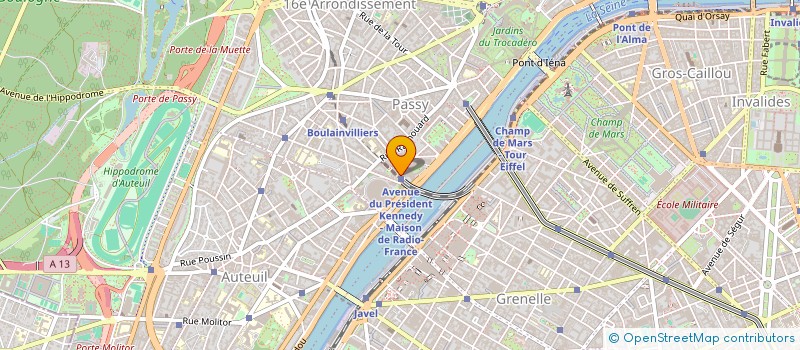 localisation de l'entreprise MONSIEUR OCTAVE LOIZILLON  PARIS