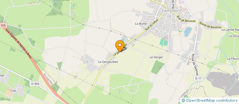 localisation de l'entreprise MONSIEUR OCTAVE PRIOU à CAMPBON