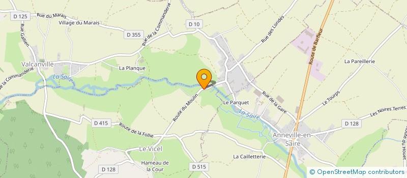 localisation de l'entreprise MONSIEUR OCTAVE ROUPSARD  LE VICEL