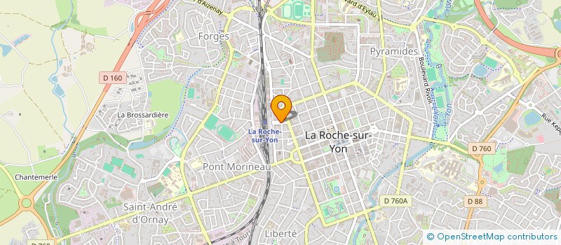 localisation de l'entreprise MONSIEUR OCTAVE TESSON à LA ROCHE-SUR-YON