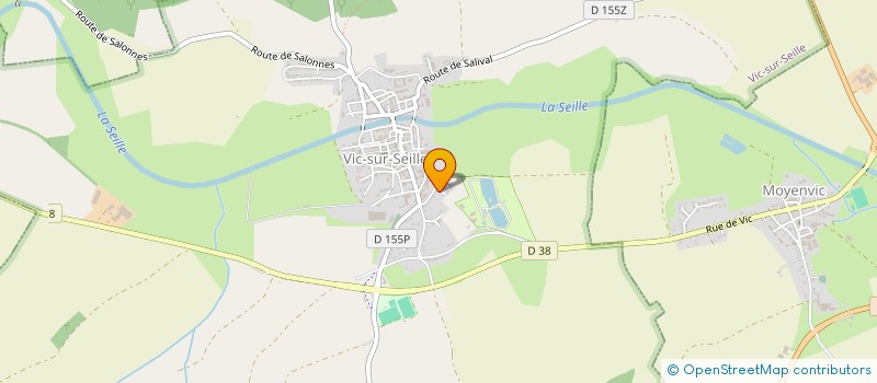 localisation de l'entreprise MONSIEUR OCTAVE WEIN  VIC-SUR-SEILLE